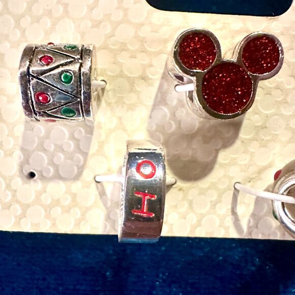 nwtt Disney Parks  Christmas Themed Charm Set - Picture 2 of 4